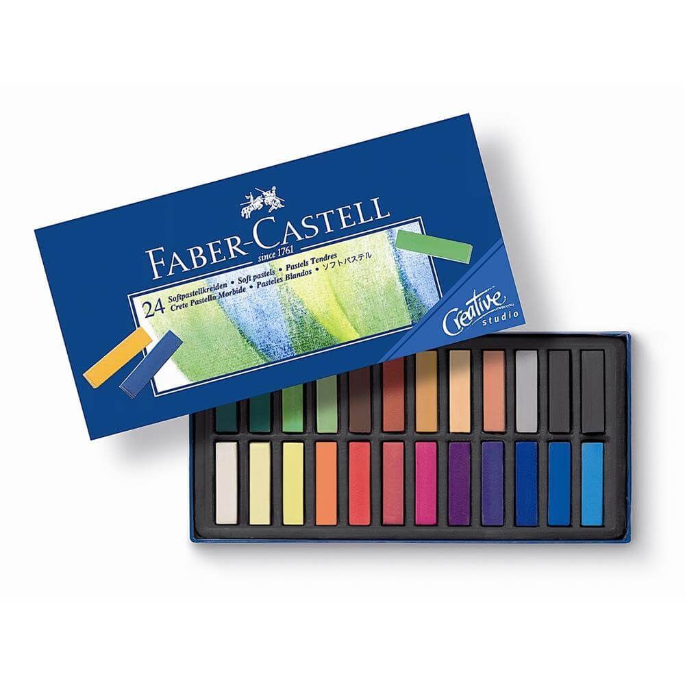 Faber Castell Box of 24 Soft Pastels